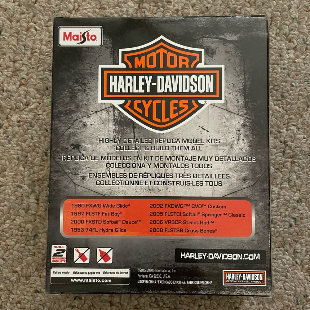 Harley Davidson Metal Model Kit - Picture 3 of 4